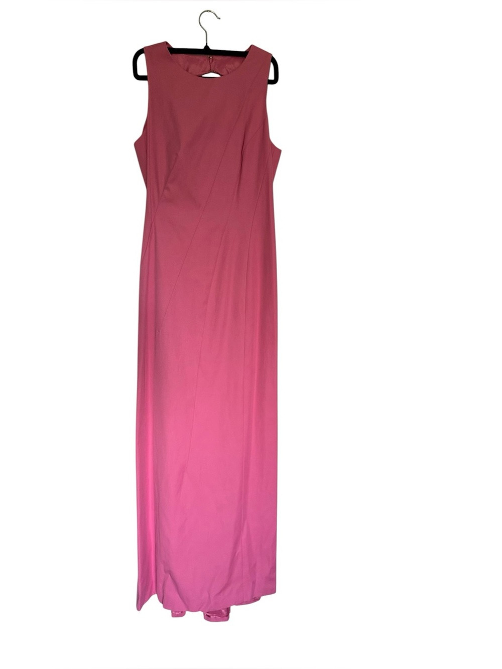 Vintage Y2K BCBGMAXAZRIA High Neck Open Back Pink Gown Women’s Size 8 NWOT 2000
